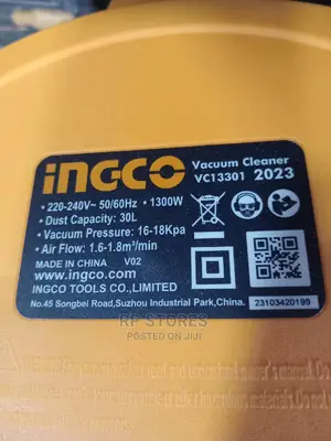 Ingco Vacuum Cleaner Vc13301 30l