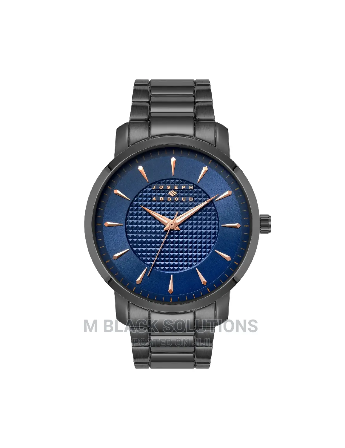 Joseph Abboud Gunmetal Grey Bracelet Watch