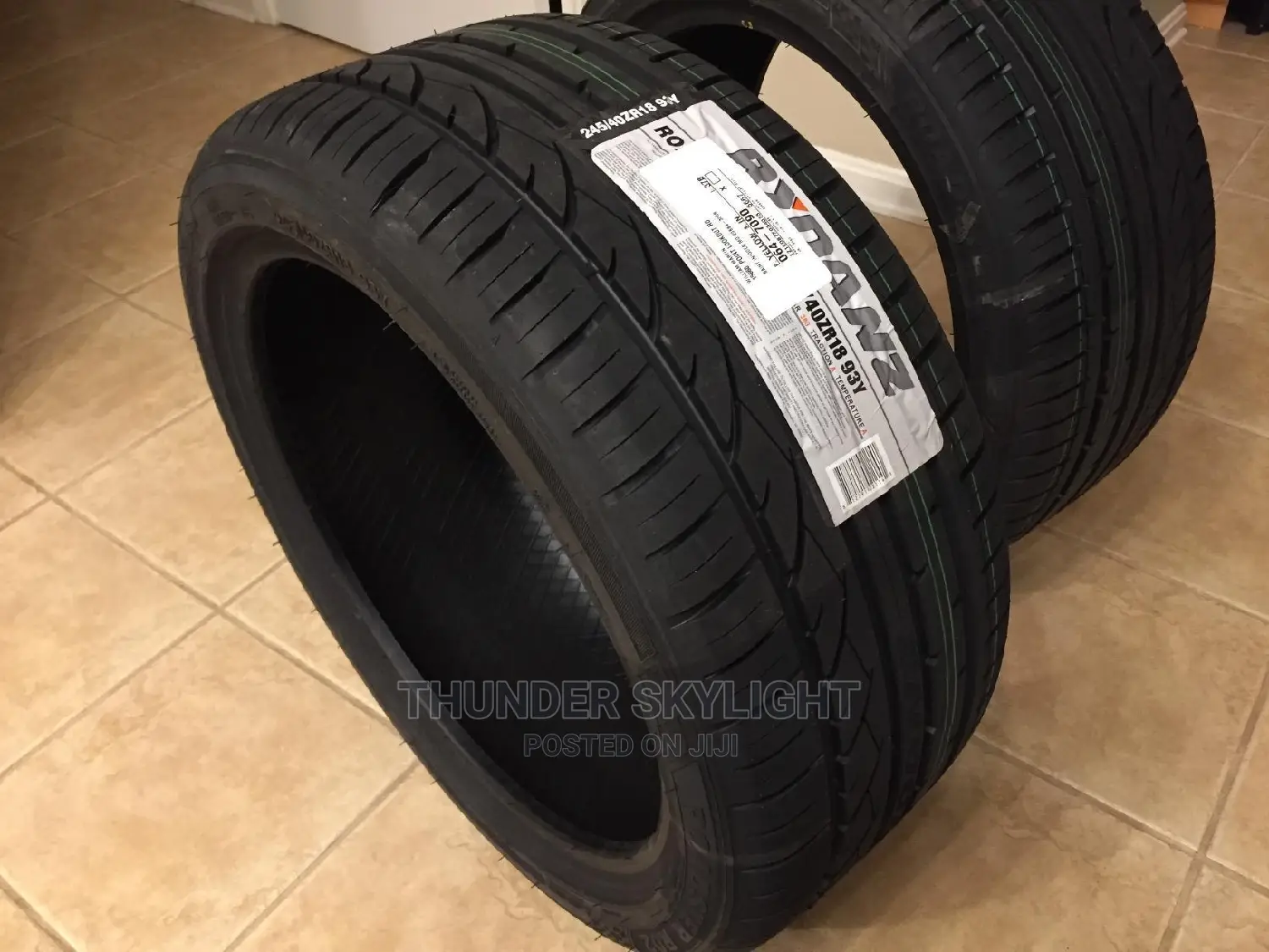 245/40r18 RYDANZ Tyre Roadster Pattern All Season