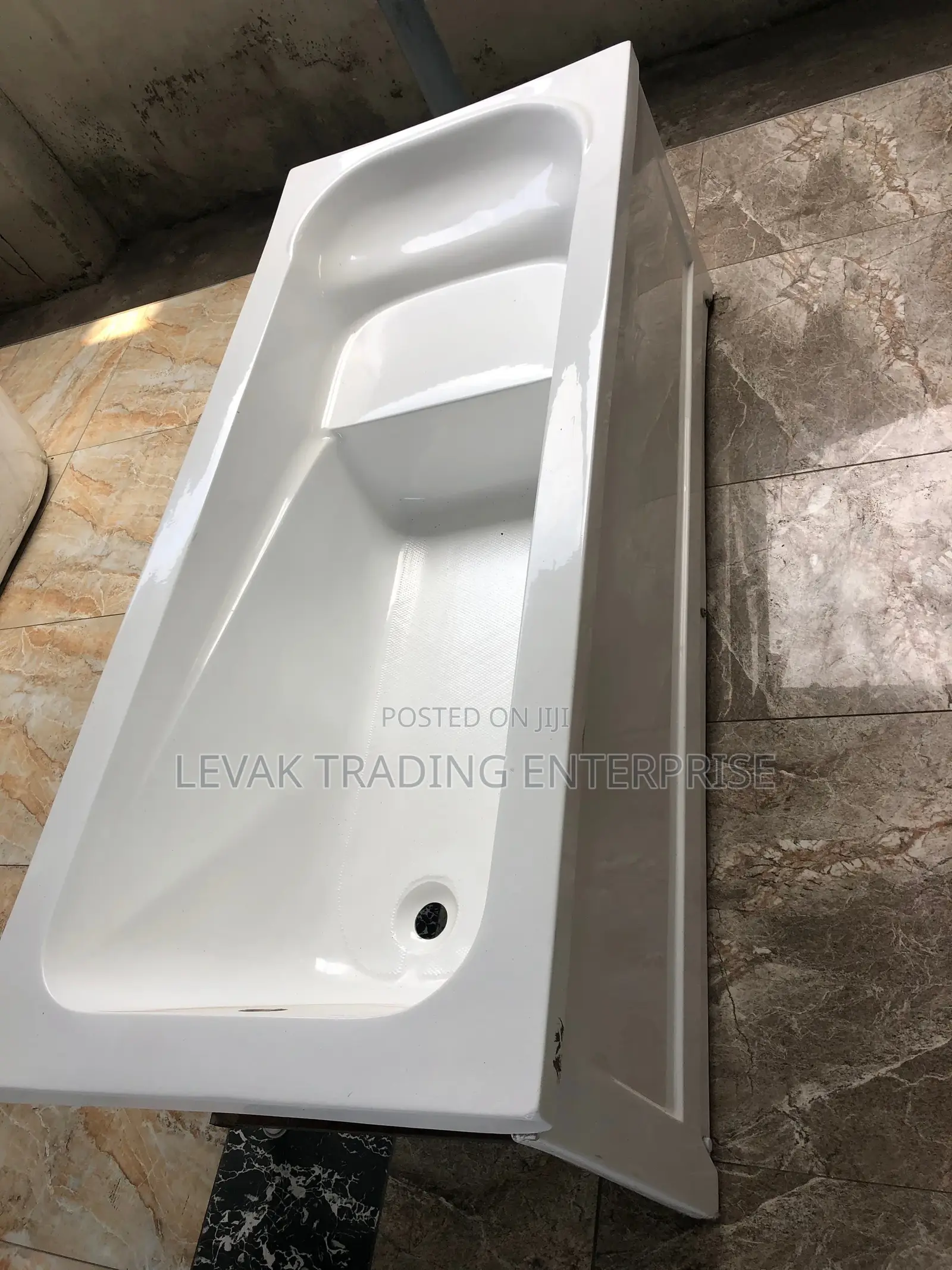 British Bathtub , Uk Panel Sitting Bath- Straight Bath