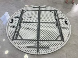 Metalic Plated Round Table