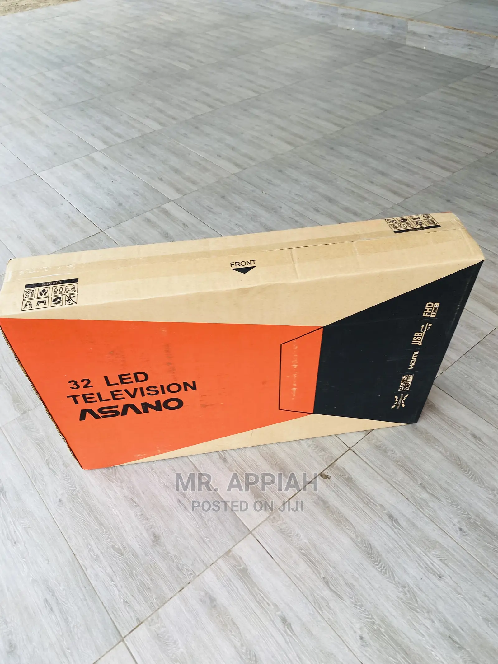 Sealed in Box Asano 32” Digital Satelite Tv(Black)