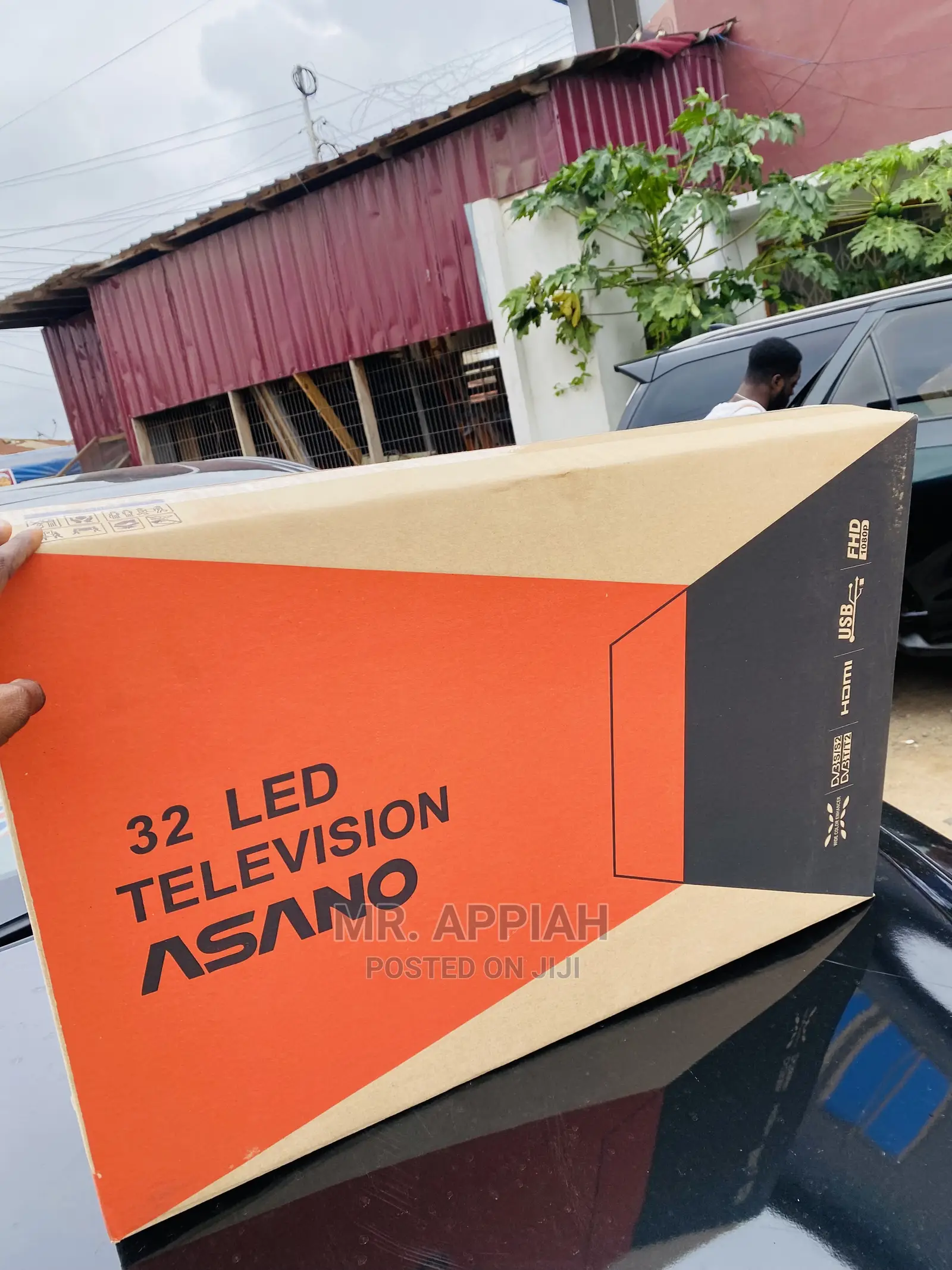 Sealed in Box Asano 32” Digital Satelite Tv(Black)