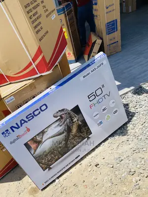 Original New Nasco 50 Inch Digital Satelite LED Tv(Black)