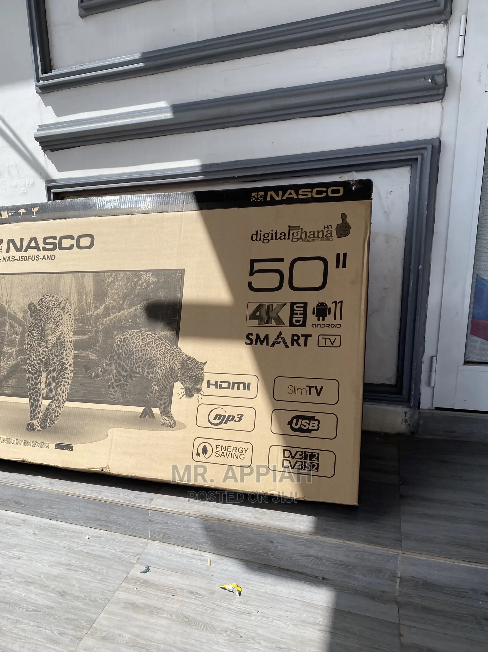 Sealed in Box  Nasco 50 Inch Uhd Smart LED Tv(Black) 