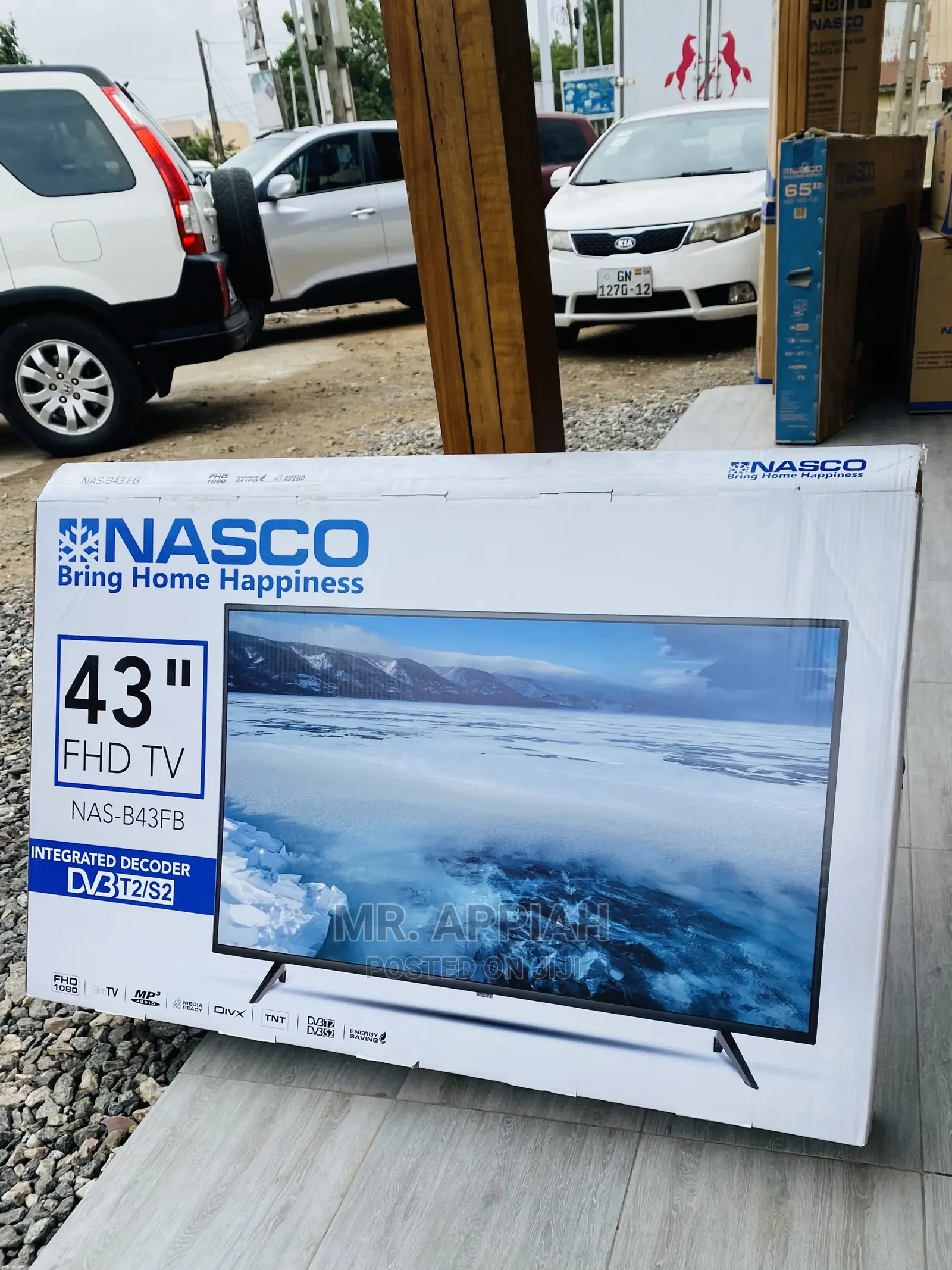Latest Nasco 43 Inch Smart Digital Satelite Tv(Black).
