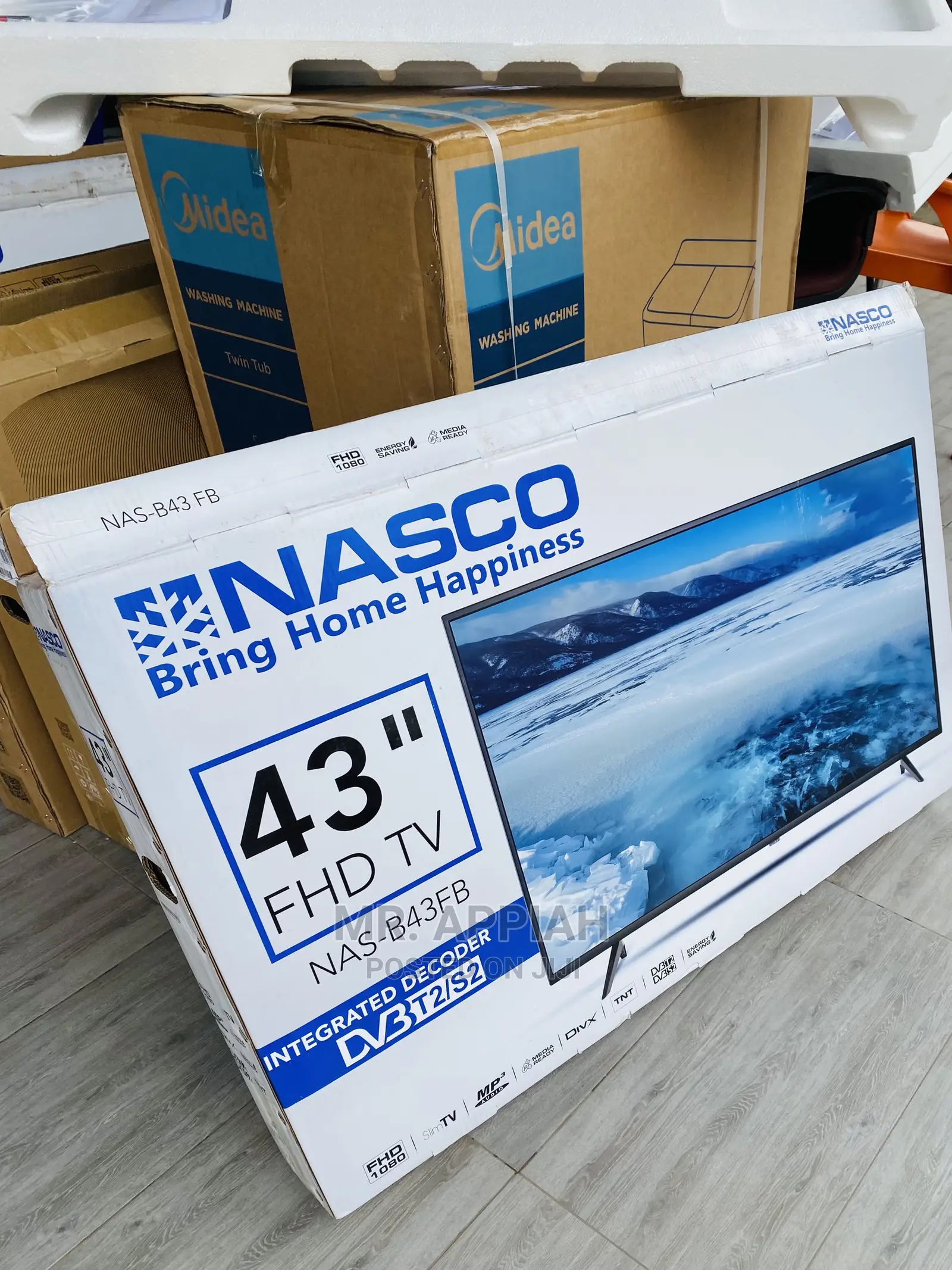 Latest Nasco 43 Inch Smart Digital Satelite Tv(Black).