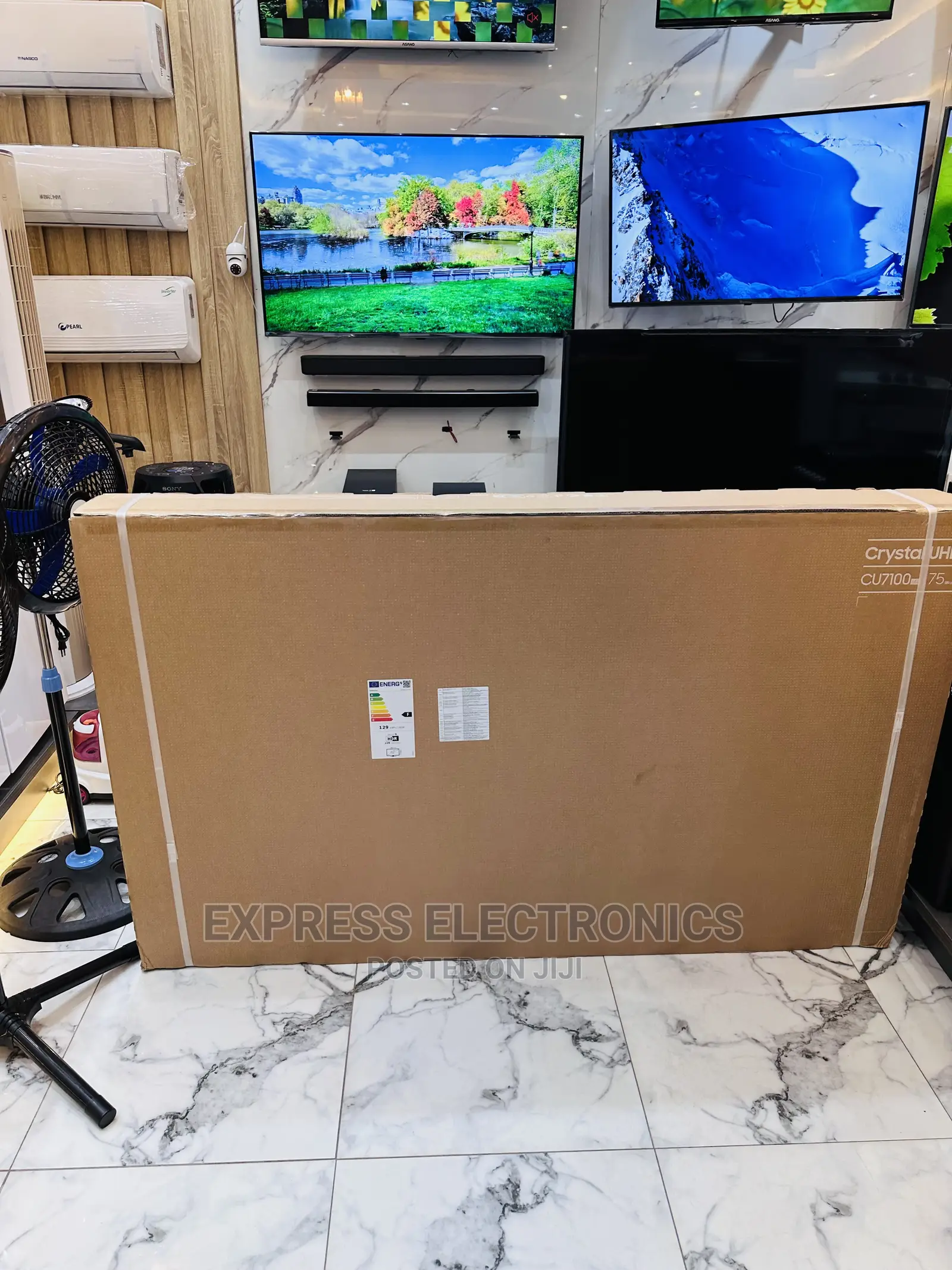 Samsung Ua75”Cu7172 UHD Smart Glossy Screen 
