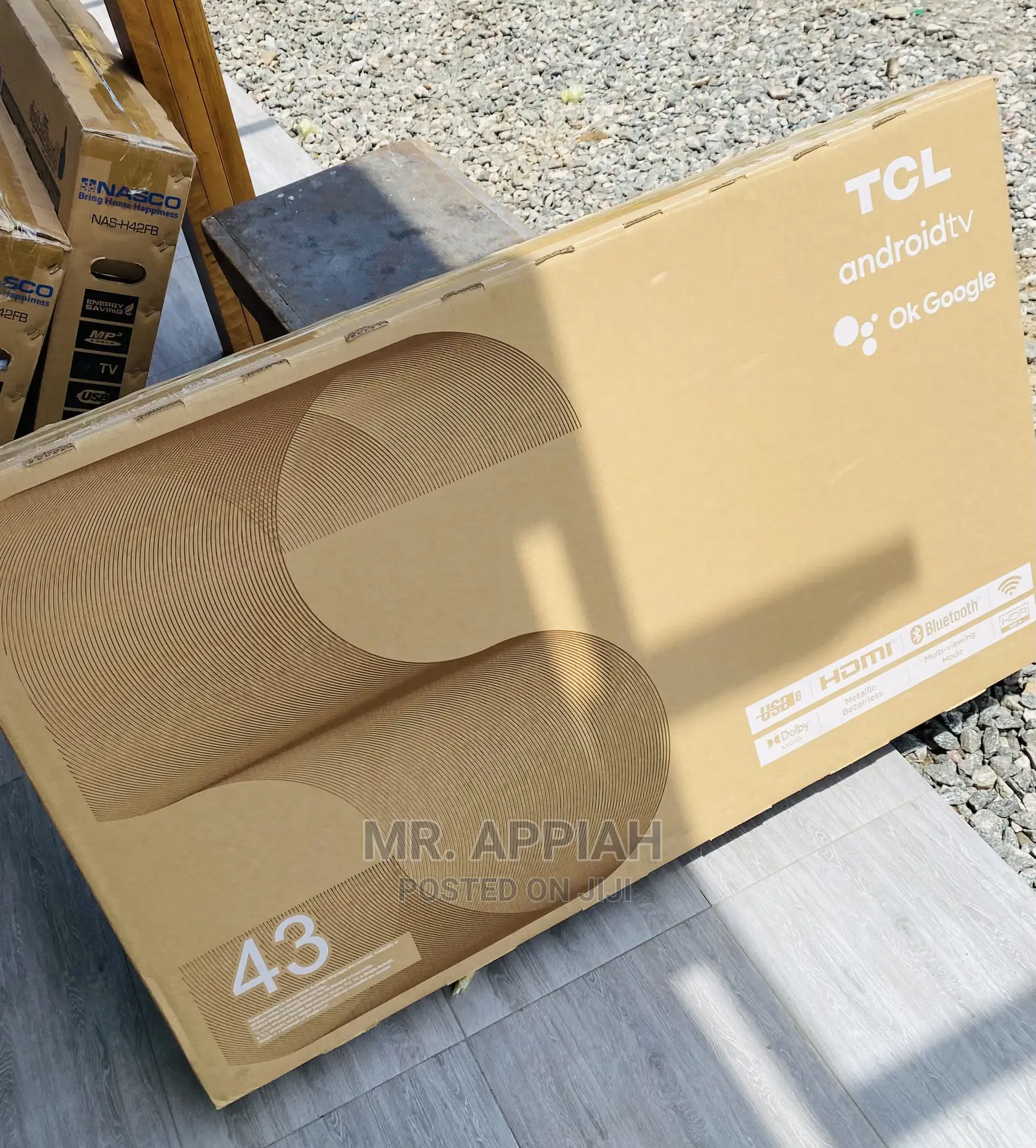 Original New TCL 43 Inch Smart Google Tv(43S5400A) 