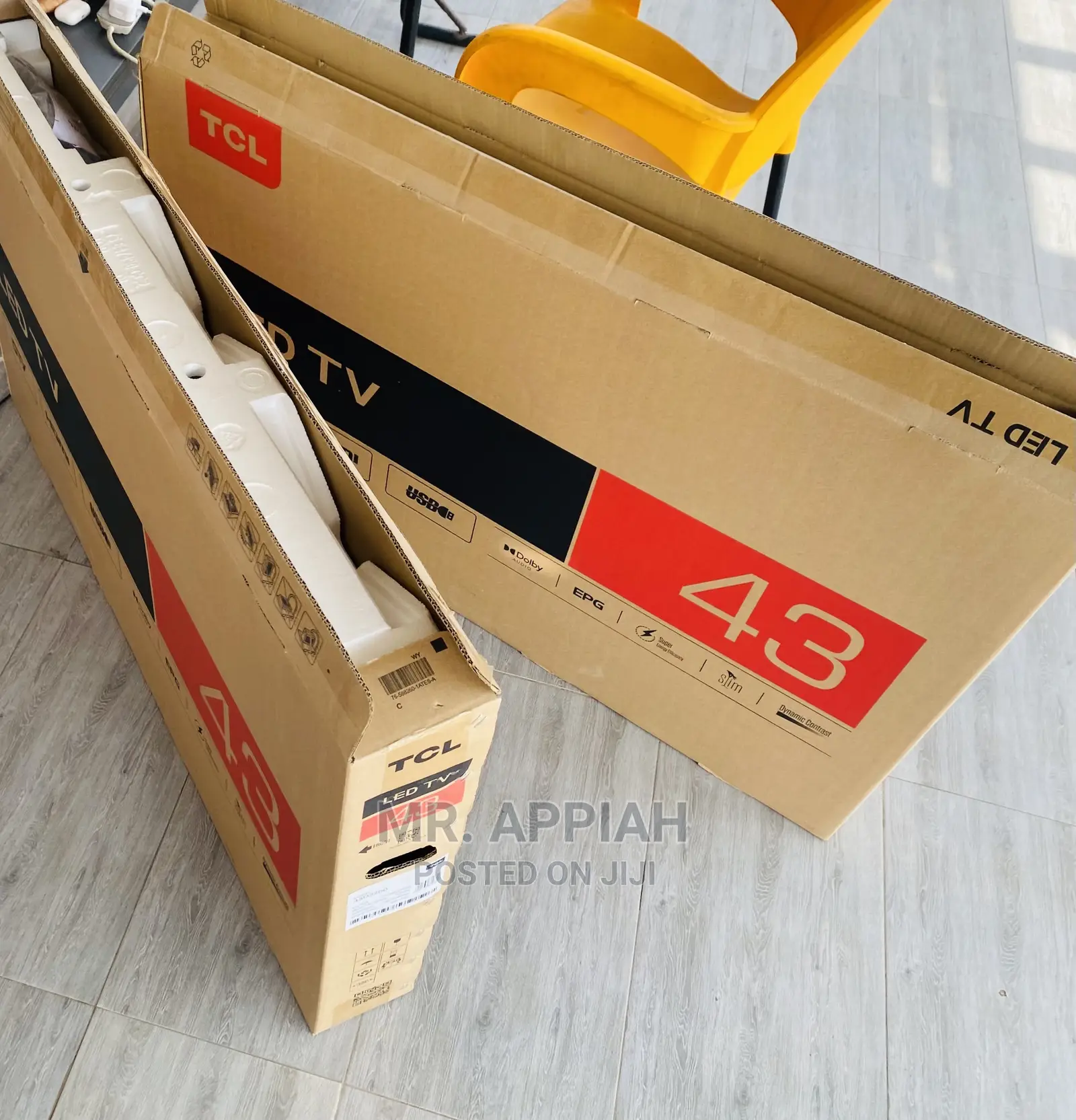 Sealed in Box  TCL 43D3200(Black) Smart FHD LED Tv.