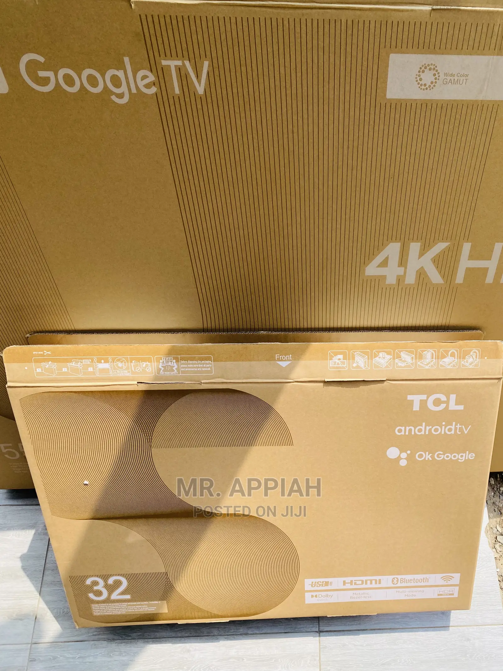 Latest(32S5400 A)TCL 32 Inch HDR 10 Google Tv,Black