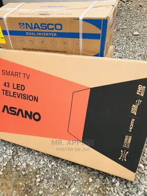 Original New 43 Inch Asano Smart Tv(Black)