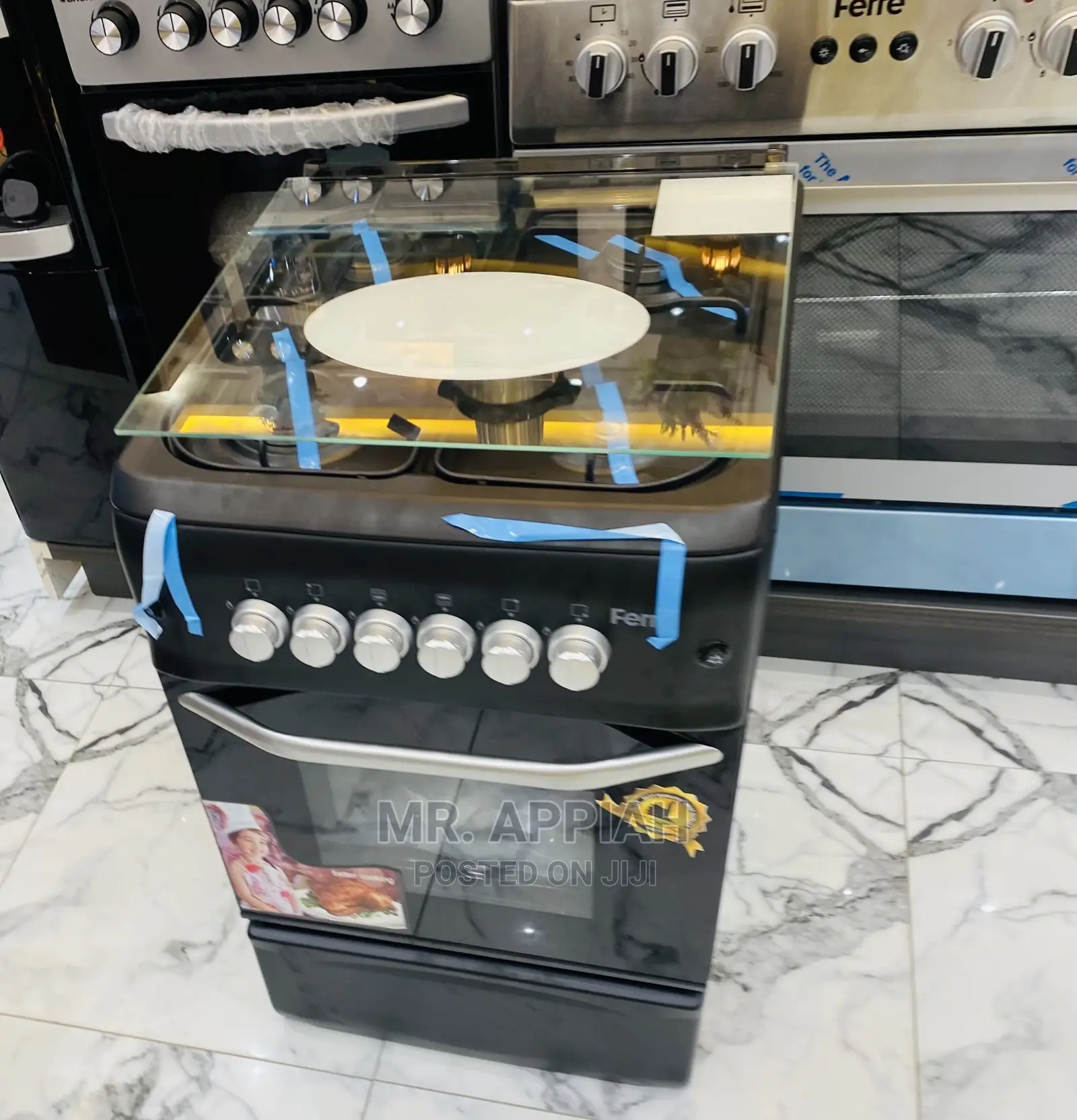Affordable Ferre 50x55(Gray)4 Gas Cooker,Ignition.