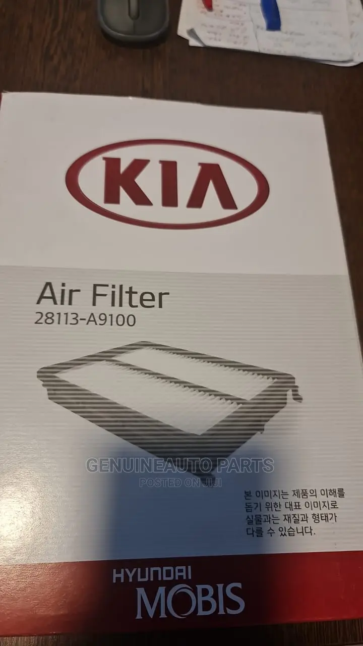 Kia Sorento Sport Air Cleaner From 2016 To Date