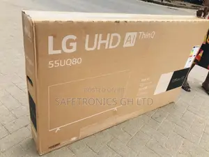 Smart Reliable LG 55 Inches UQ80 Clear Glossy LED Tv