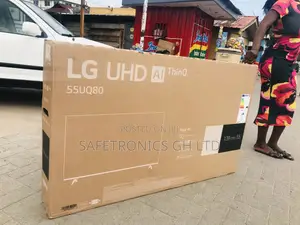 Neatly Sealed Lg 55 Inches Uq80 Smart LED Glossy Clear