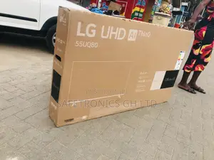 55 Inches Glossy Lg UQ80 Clear Smart UHD Tv