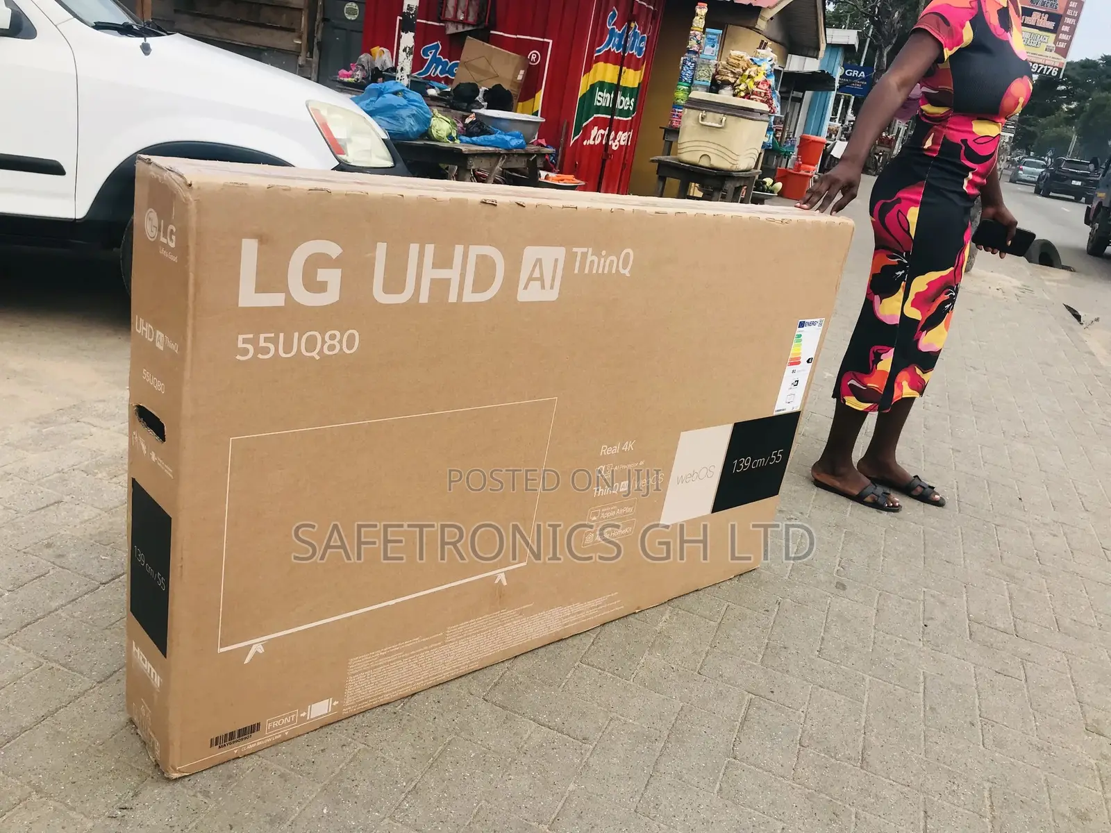 Uq80 55 Inches Lastest LG UHD Smart Clear Tv