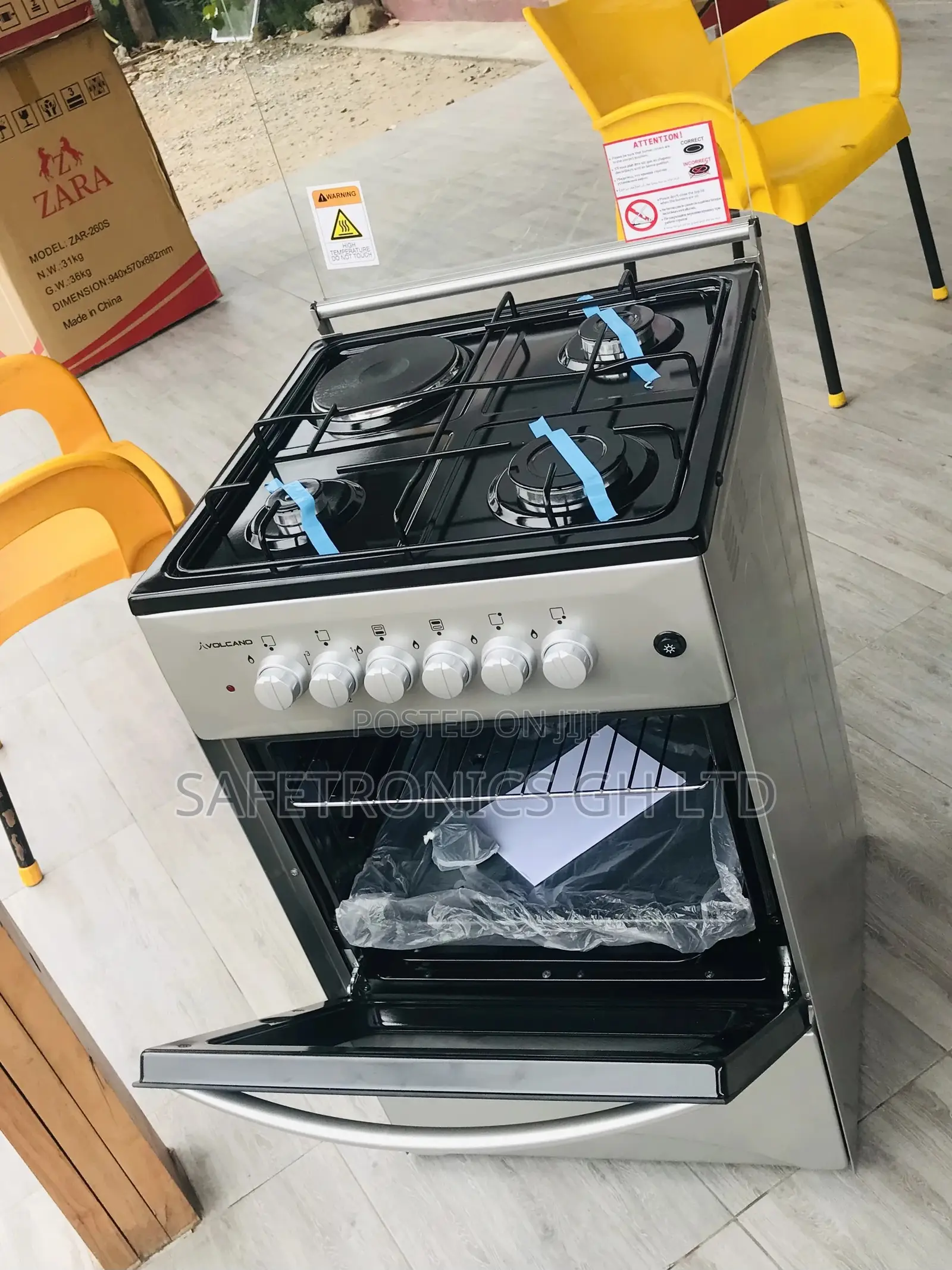 Volcano Best Oven With Grill 50x50 1 Electric 4 Gas