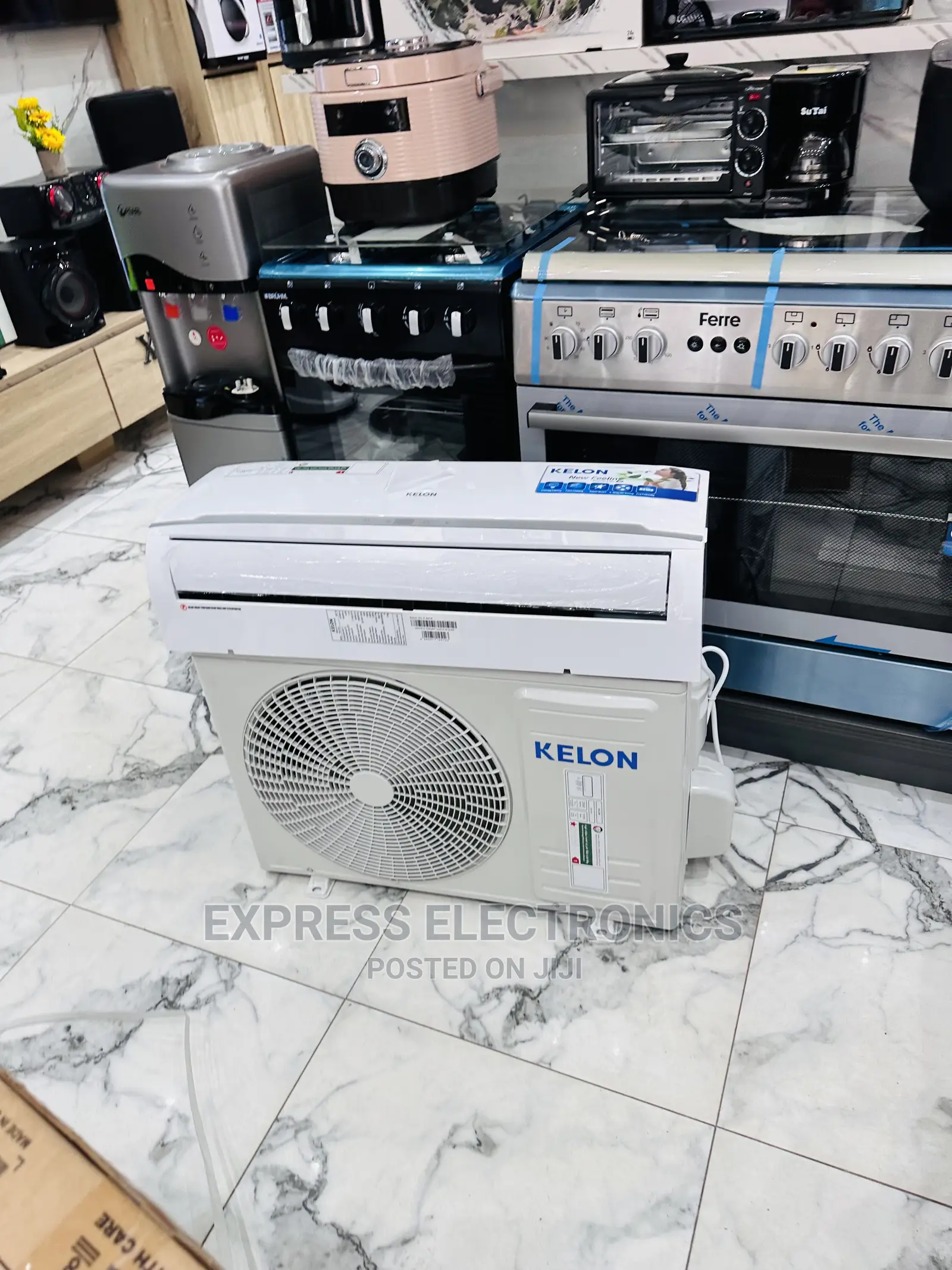 Authentic New Sleek White Kelon R410 Gas 1.5hp AC