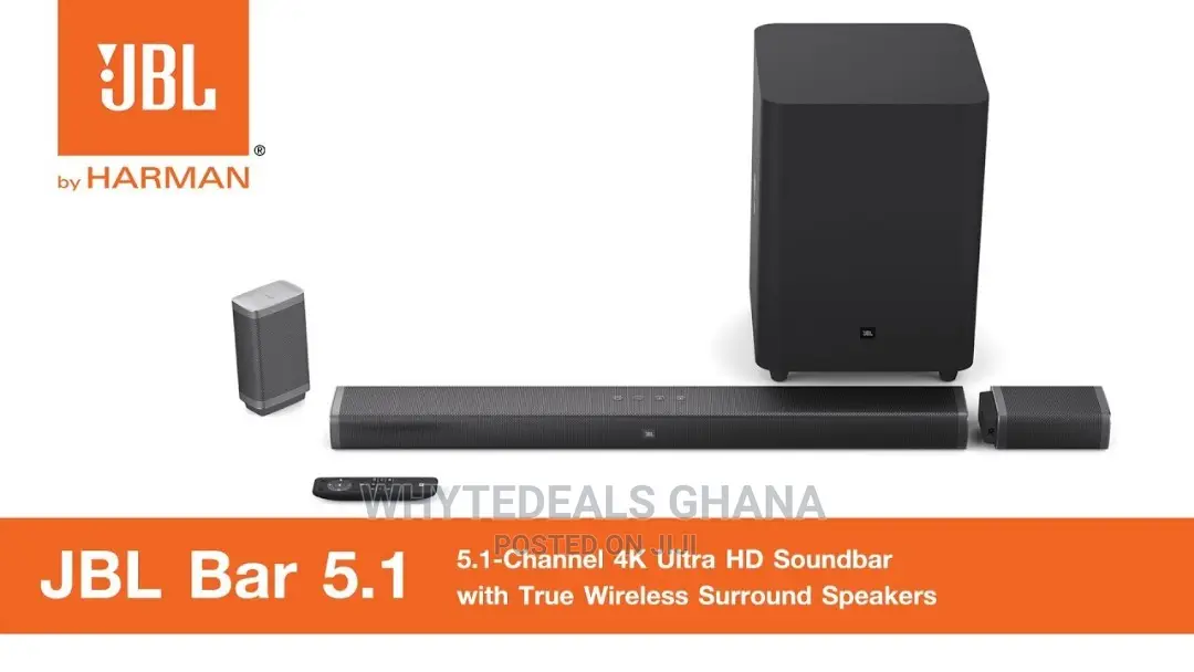 JBL 550watts-Soundbar With Built-in Wireless Speakers Uhd