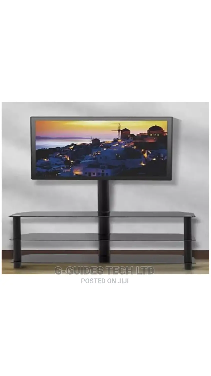 SH-355FS 3-Tier Corner-Notched With Tv Bracket 23"-55′′