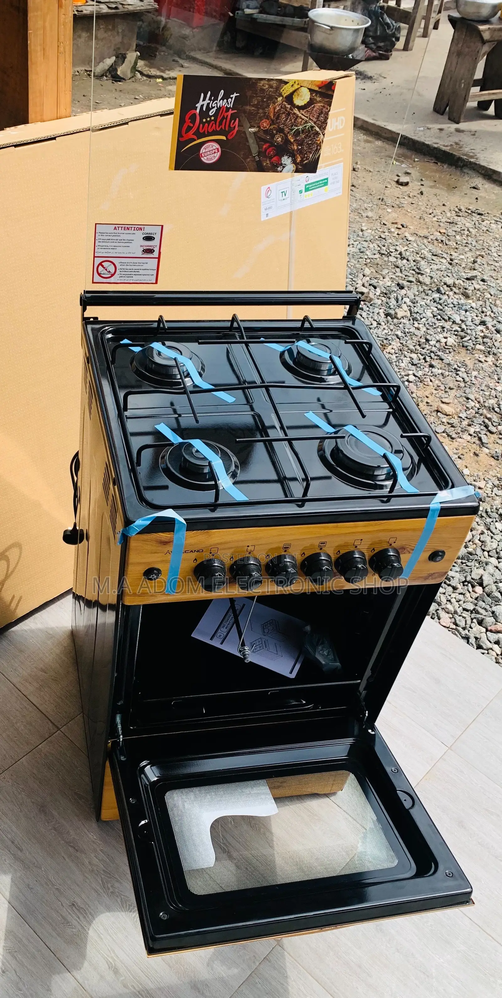 Fresh Superb Light Wooden Volcano 4B Gascooker Auto Ignition