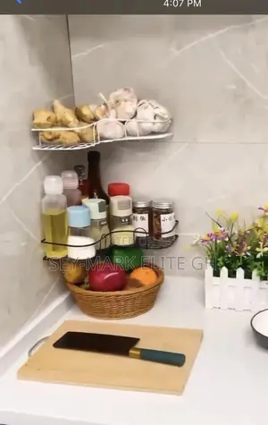 Multipurpose Kitchen/Bathroom Corner Shelves