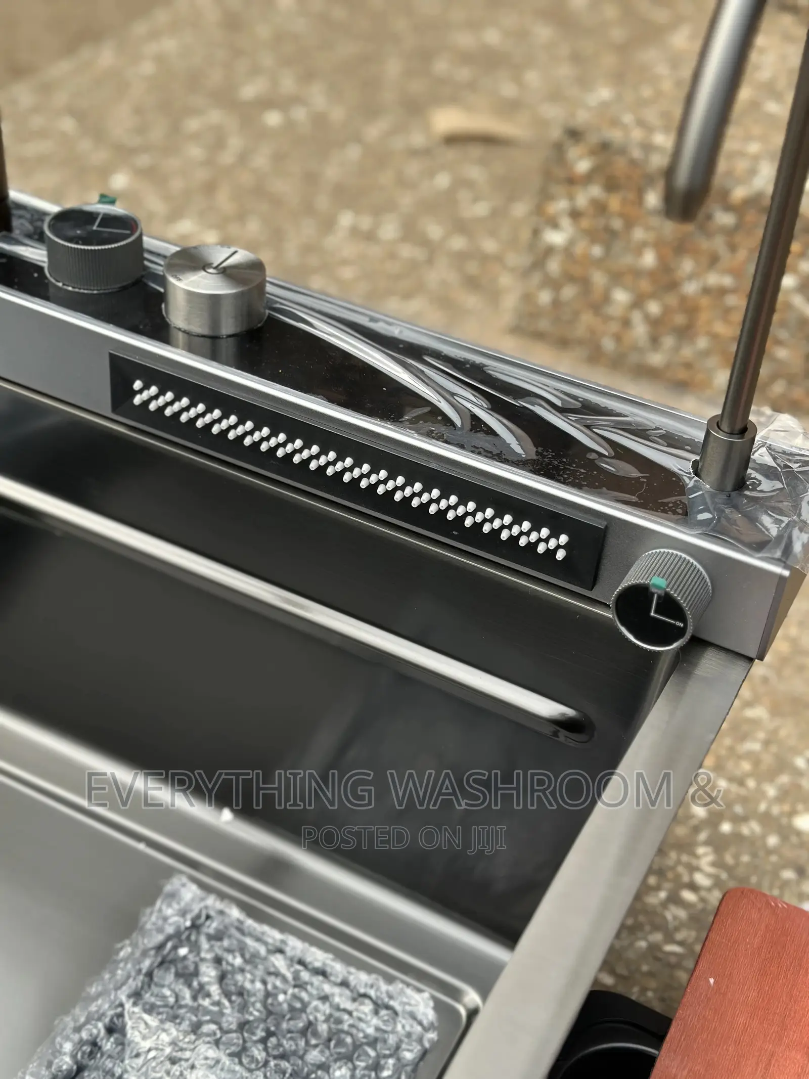 Antirust Waterfall Sink-Smart Kitchen Sink-Piano Controls-Cup Washer
