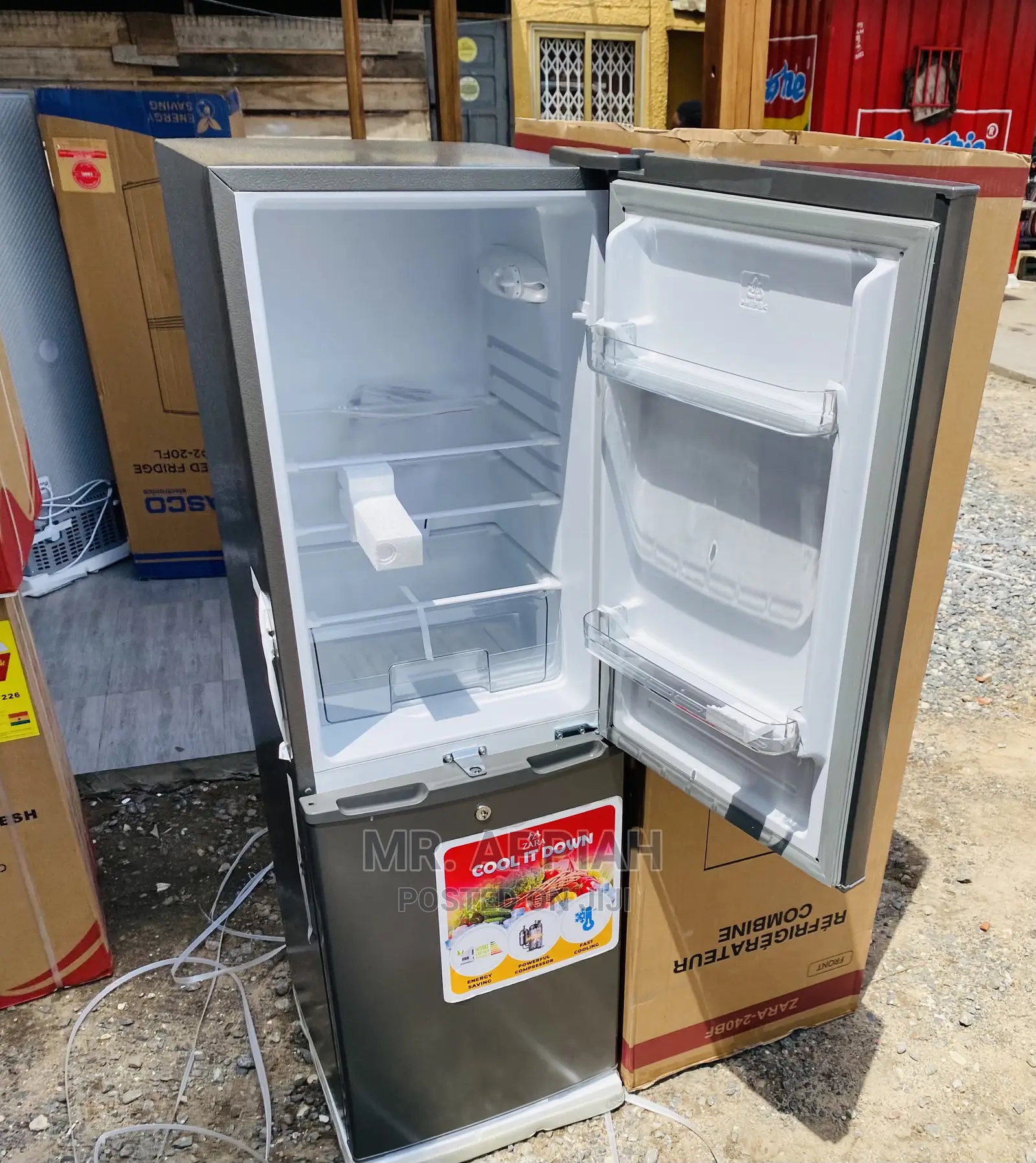 Latest Zara 240bf Double Door Fridge With Lock Key .