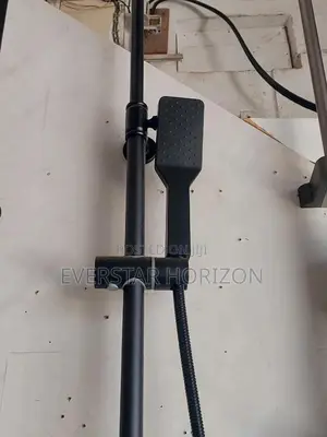 Black (4in1) Combined Telephone Shower With Shattaf(Bidet)