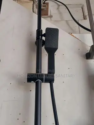 Black (4in1) Combined Telephone Shower With Shattaf(Bidet)