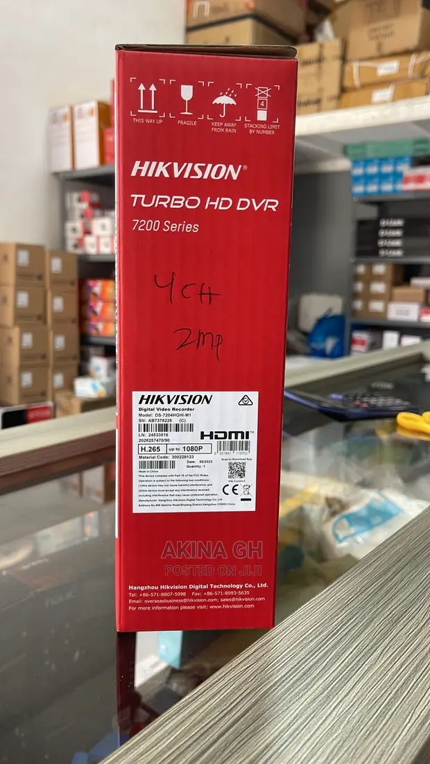 Hikvision 4ch DVR 1080p Turbo Hd Ds-7204hqh1-M1 2