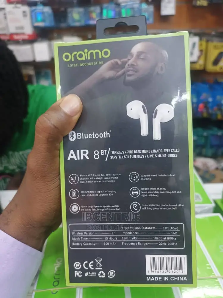 Oraimo Air 8 Wireless Earbuds