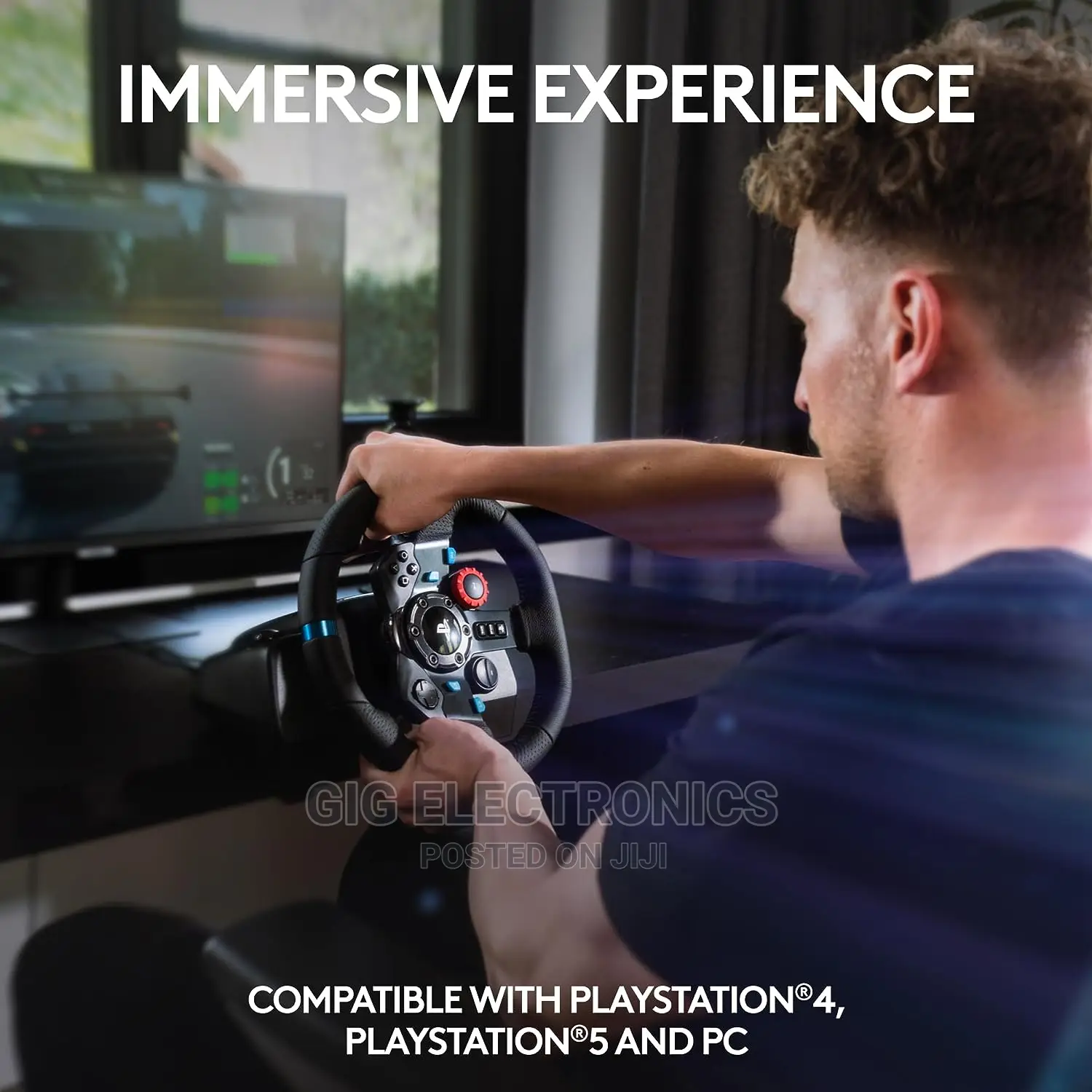 Logitech G29 Driving Force Racing Wheel for Ps5 - Ps4 Ps3
