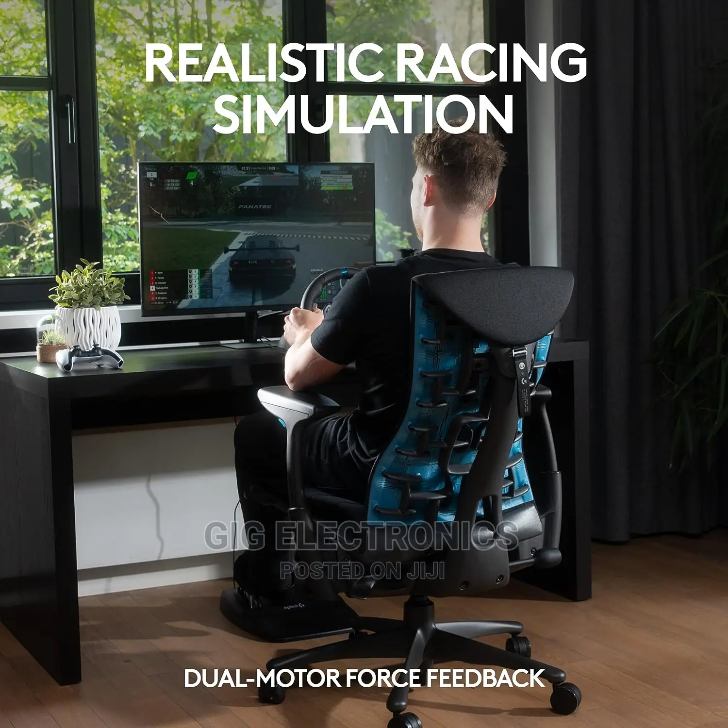 Logitech G29 Driving Force Racing Wheel for Ps5 - Ps4 Ps3