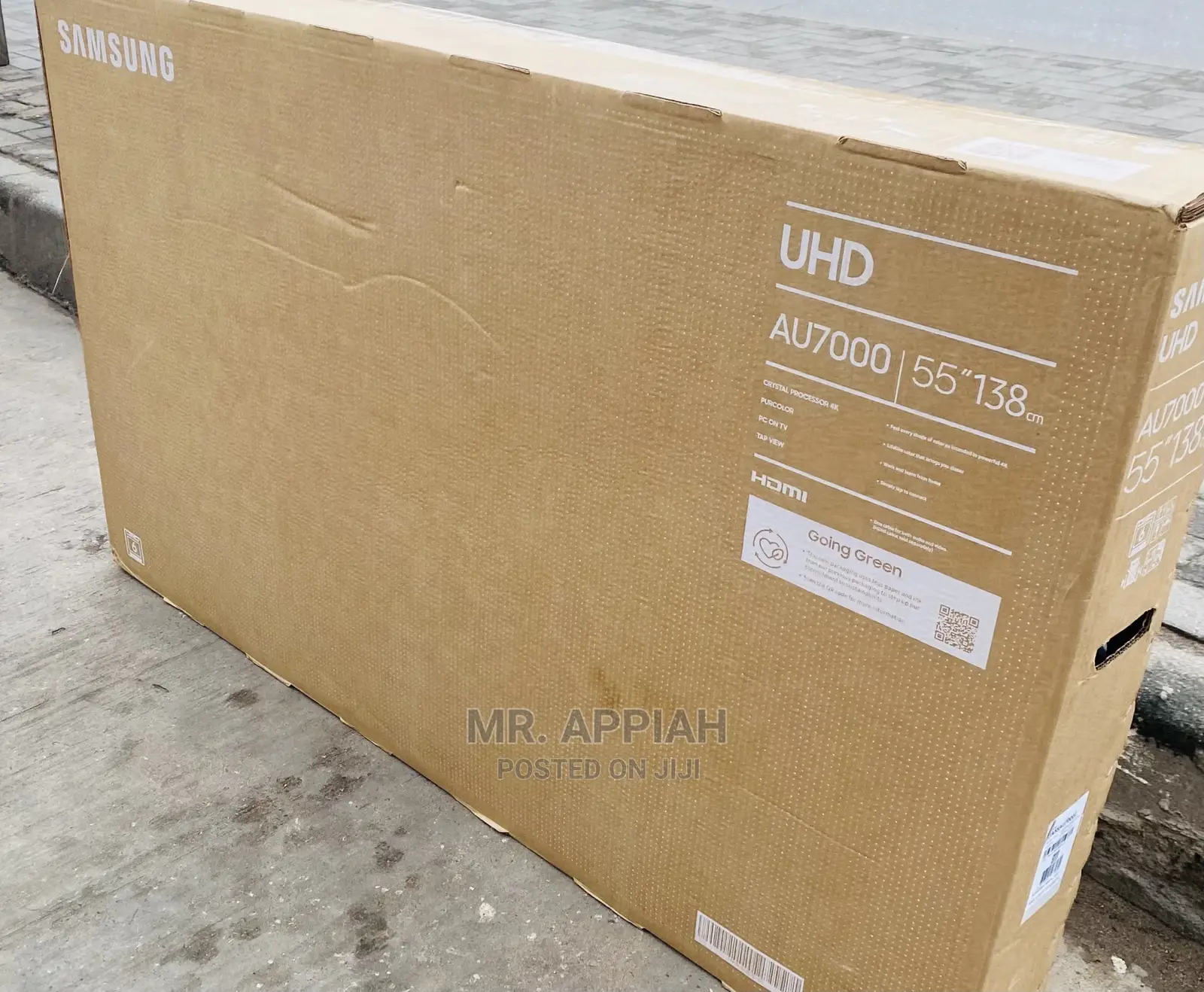 Energy and Cost Saving Samsung 55” Ua55au7000 Uhd Smart Tv.