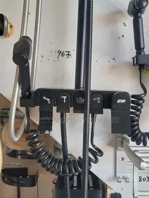 Matte Black Piano Style Combined Telephone With Shattaf
