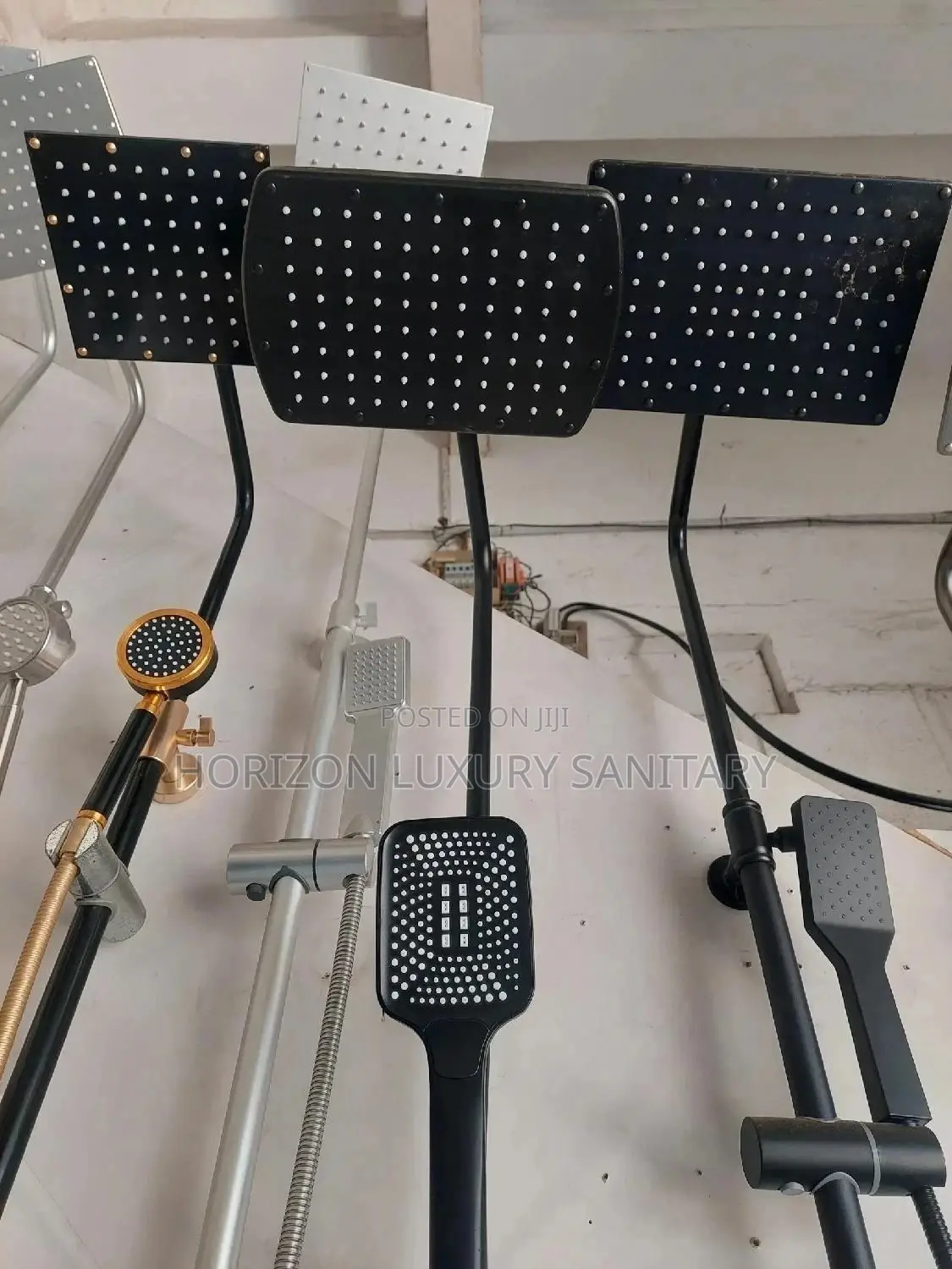 Matte Black Piano Style Combined Telephone With Shattaf