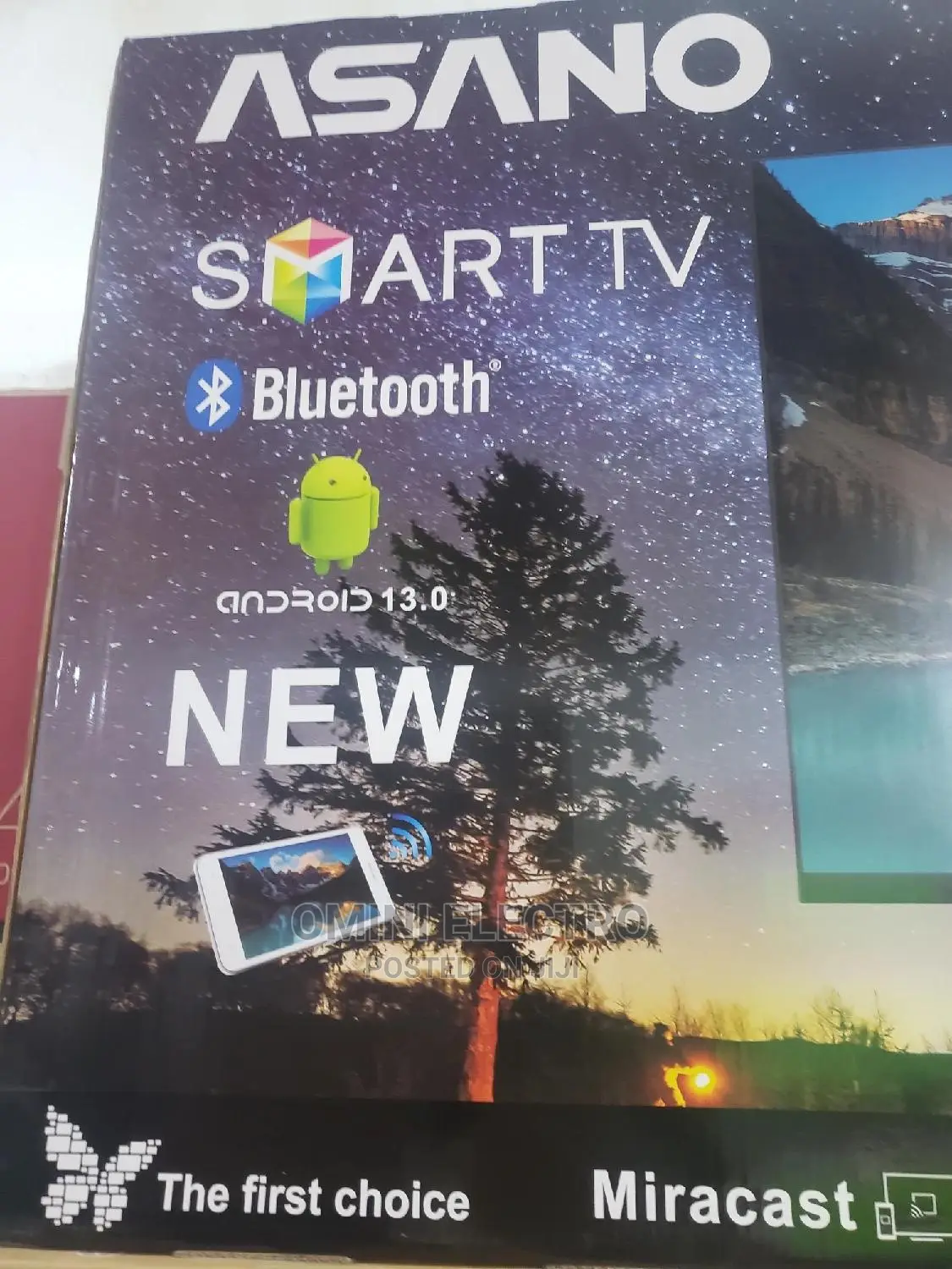 Brand New Asano 55 Smart Android Tv