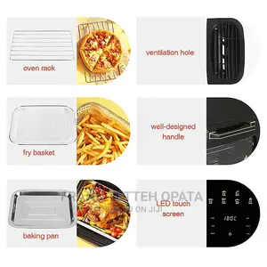 Air Fryer Oven 15L With Timer Visual Window