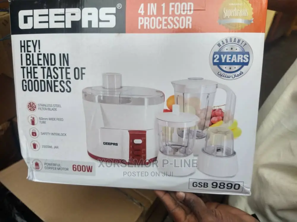 Geepas 4 in 1 Food Processor