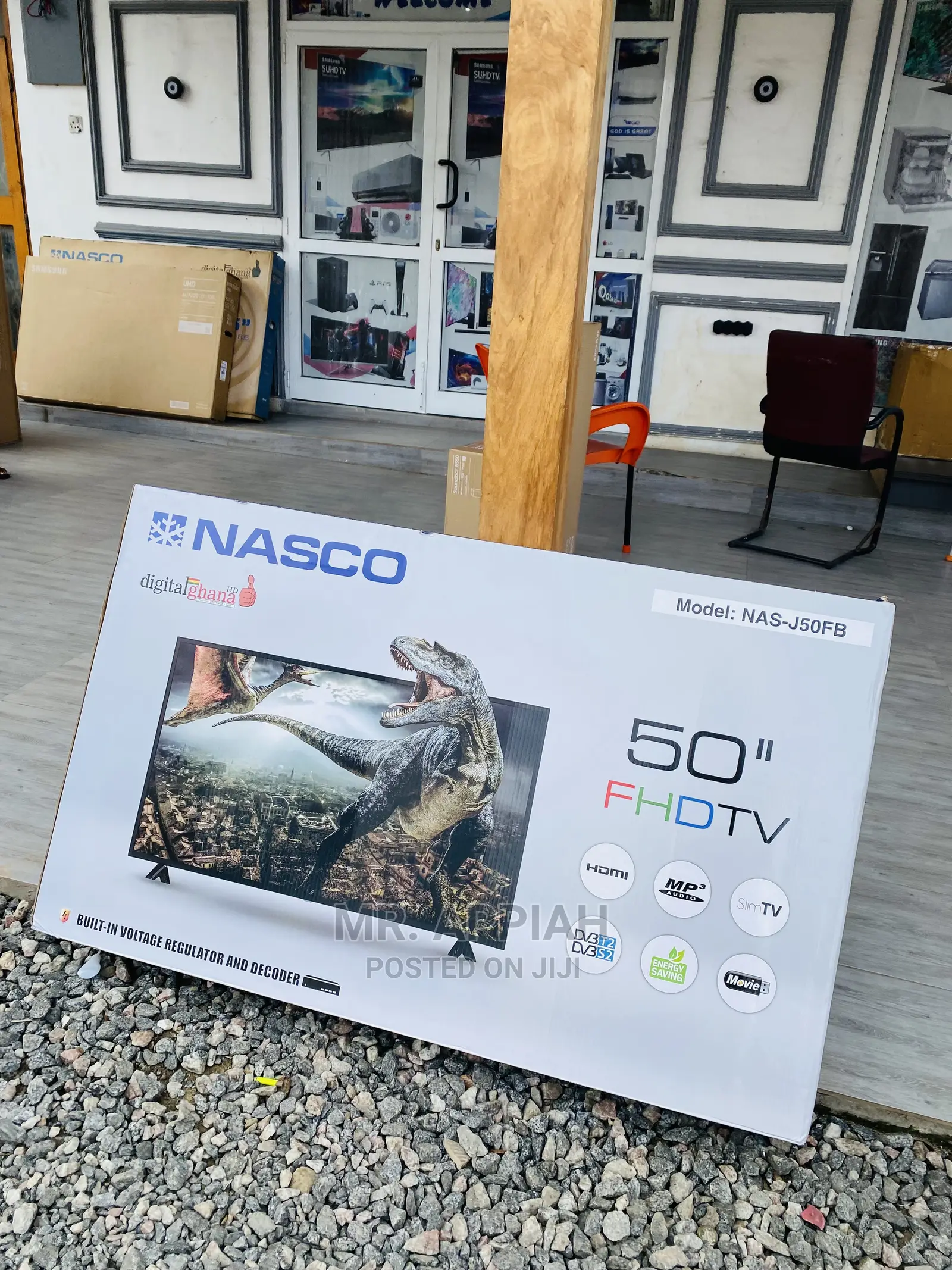 High Nasco 50 Inch Digital Satelite Tv(Black) 