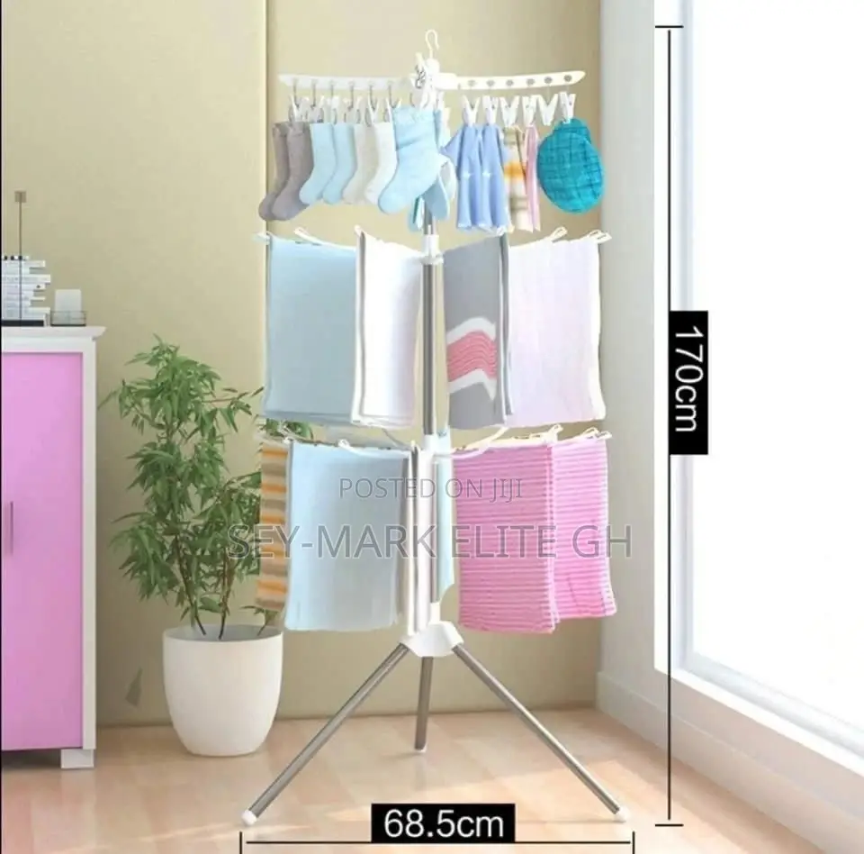 3 Tier Collapsible Umbrella Clothes Drying Rack