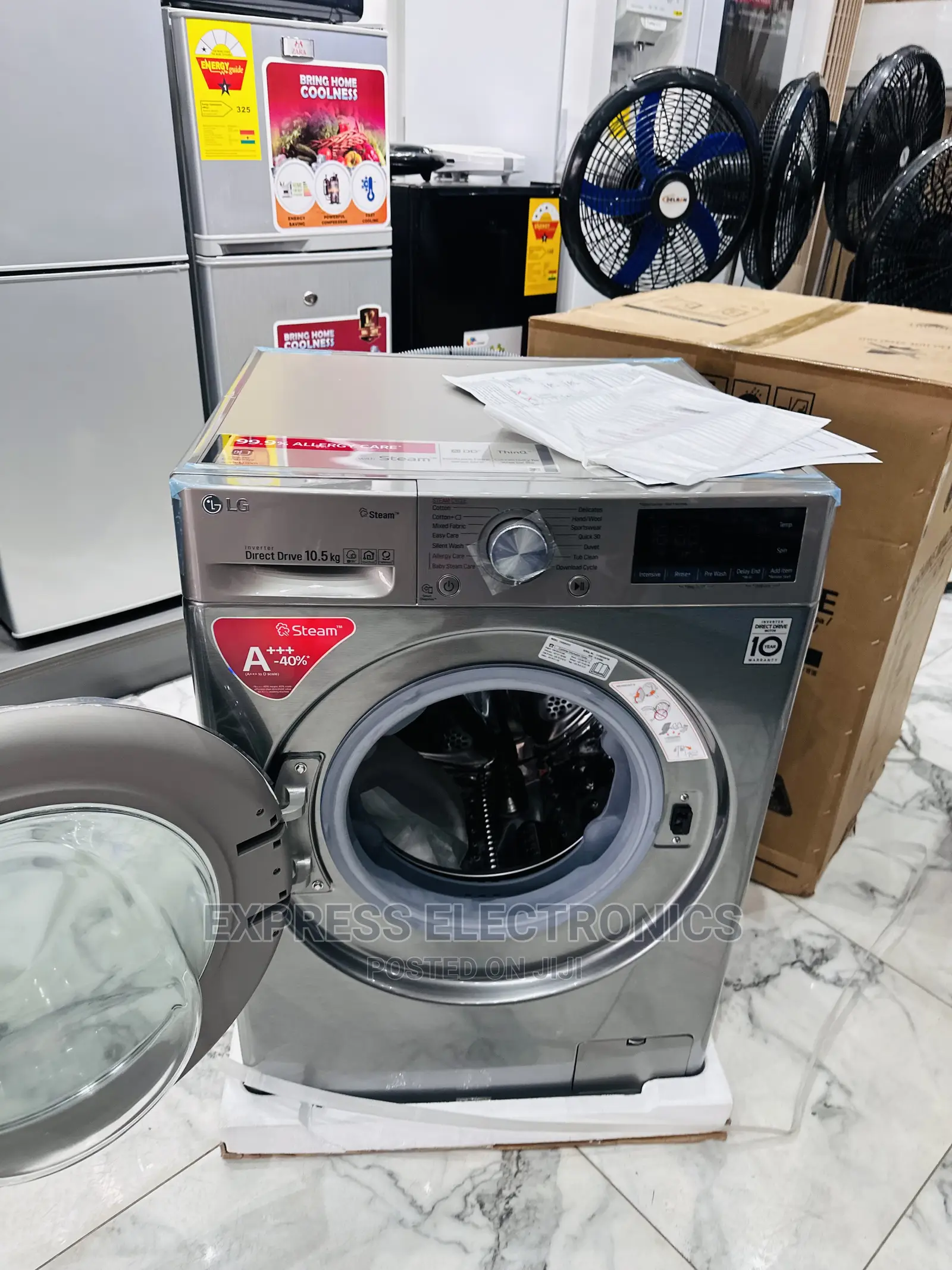 F4V5RYP2T 10.5kg Silver Vivace - AI DD Front Loader