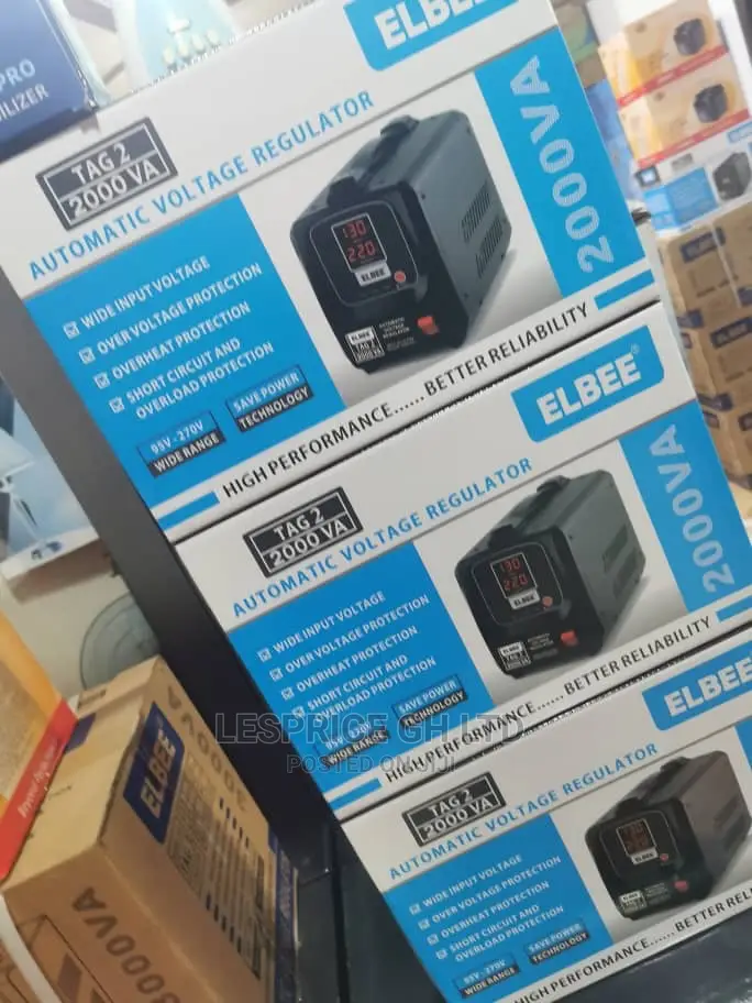 Elbee 2000w Digital Brawny Stabilizer