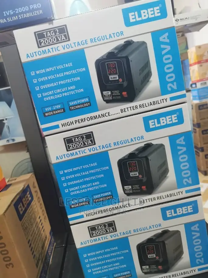 More Voltage Power-2000w Auto Digital Stabilizer