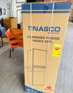 Grab Original Nasco 2 Door Fridge Nasd2-20fl(Sliver)