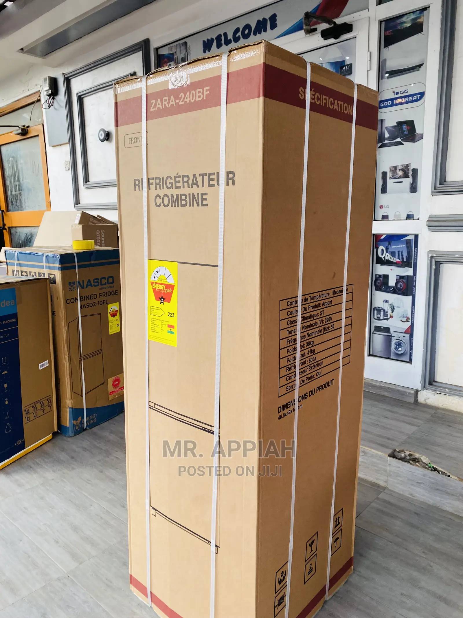 Original Zara 201l Bottom Mount Freezer Fridge(Zara 240bf).