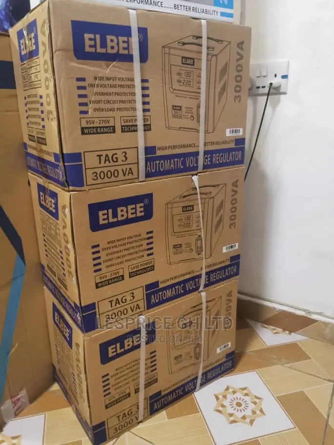 Elbee 3000VA Auto Digital Stabilizer Unit! 